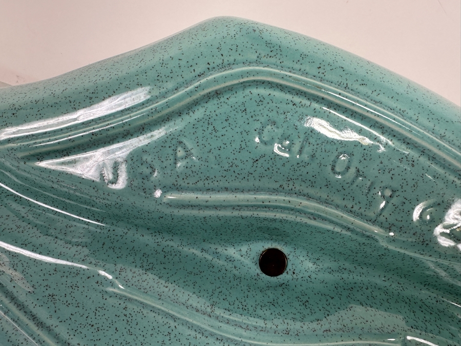 California Original USA Pottery Divided Dish With Handle 622 16W X 9D X 6H [Photo 6]