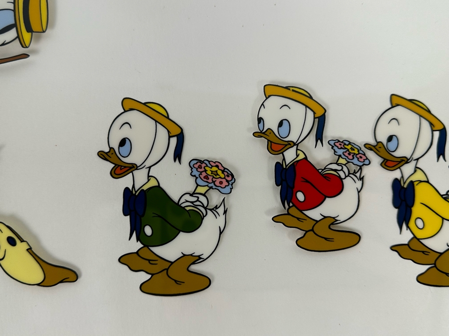 Walt Disney Limited Edition Serigraph Cel From Original 'Mr. Duck Steps Out' Donald Duck Limited To 9,500 13.5 X 9.5 Framed 21 X 17 [Photo 4]