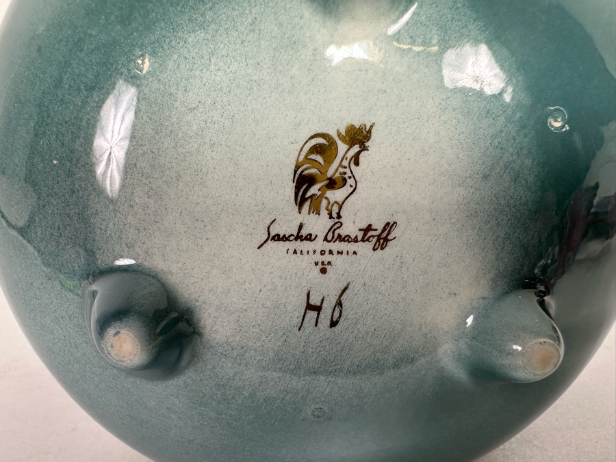 Vintage Mid-Century Modern Sascha Brastoff California Teepee Ashtray 6W X 7H [Photo 14]