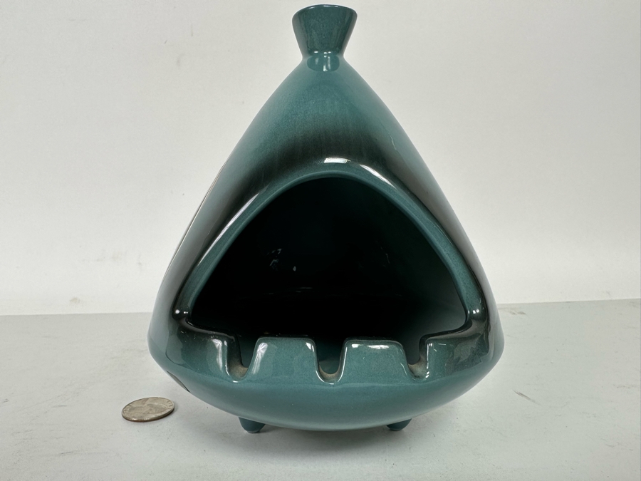 Vintage Mid-Century Modern Sascha Brastoff California Teepee Ashtray 6W X 7H [Photo 4]