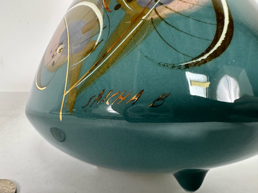 Vintage Mid-Century Modern Sascha Brastoff California Teepee Ashtray 6W X 7H [Photo 7]