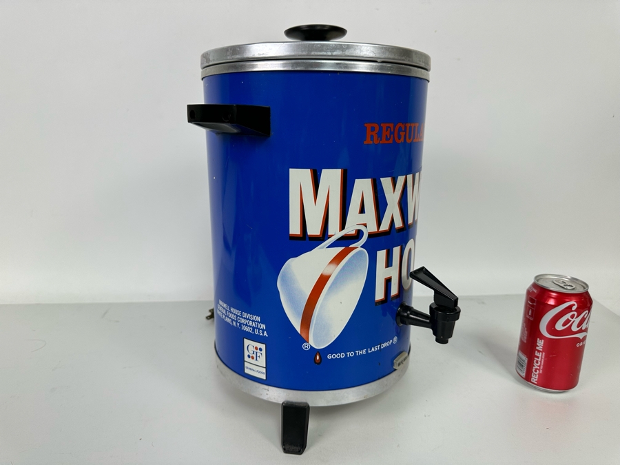 Vintage Maxwell House Advertising West Bend Coffee Maker Percolator 30 Cups 15H [Photo 5]
