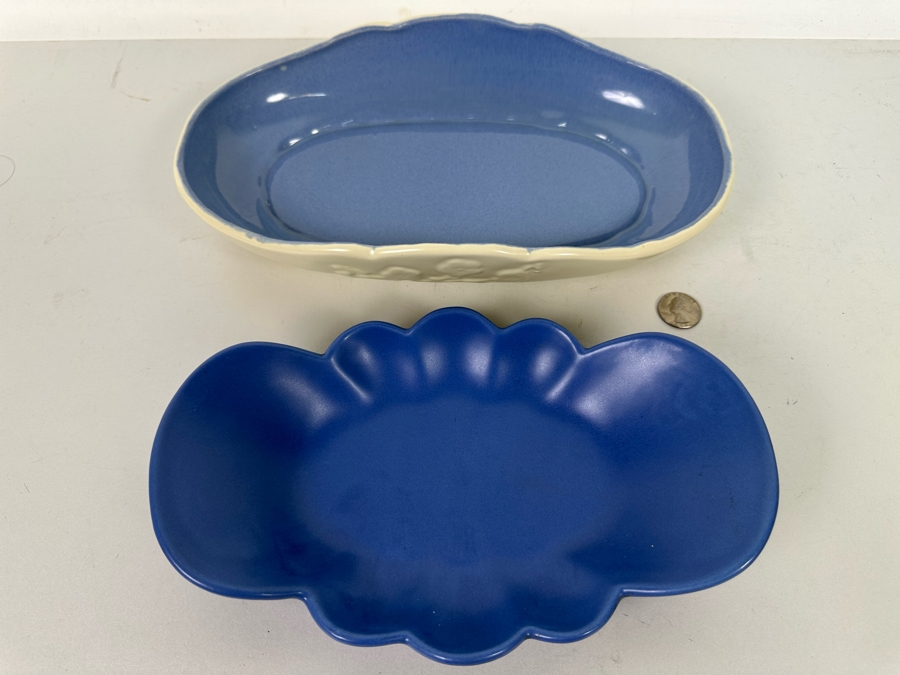 Haeger Pottery Bowl 10W And Metlox Pottery Bowl 12W [Photo 2]