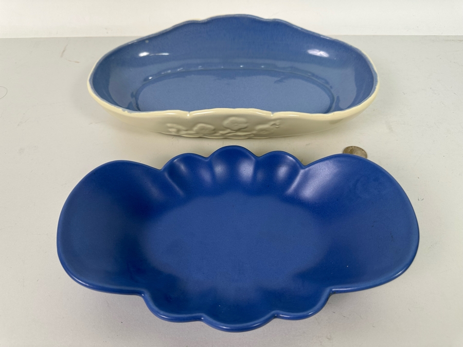 Haeger Pottery Bowl 10W And Metlox Pottery Bowl 12W [Photo 3]