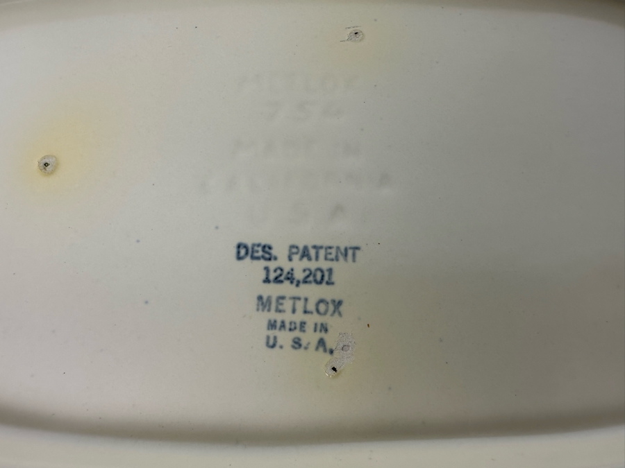 Haeger Pottery Bowl 10W And Metlox Pottery Bowl 12W [Photo 8]