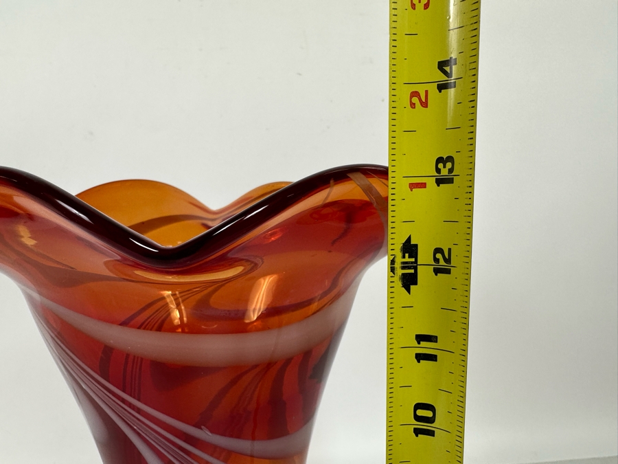 Art Glass Vase 13H [Photo 11]
