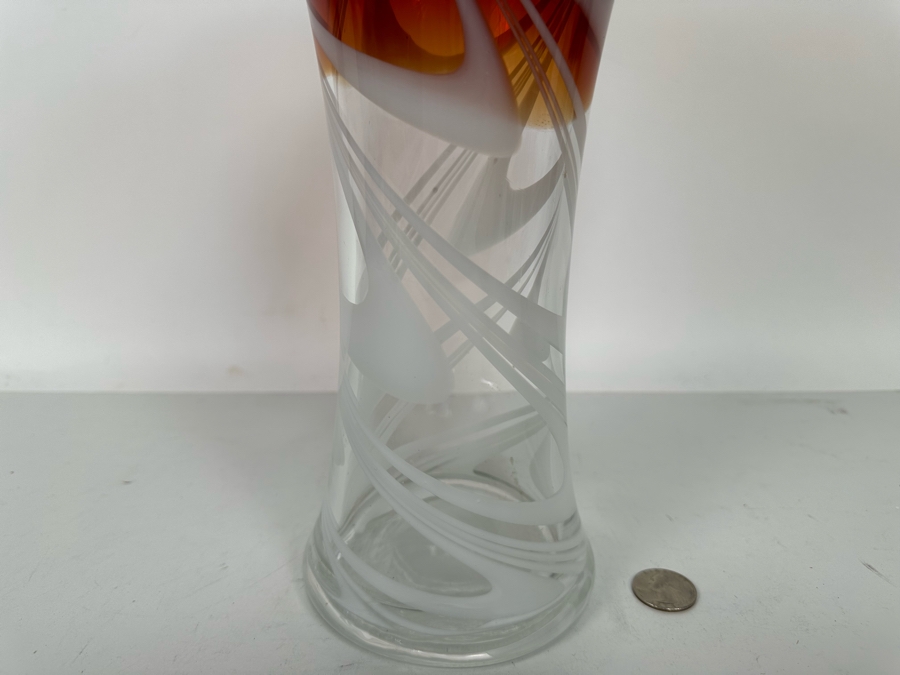 Art Glass Vase 13H [Photo 5]