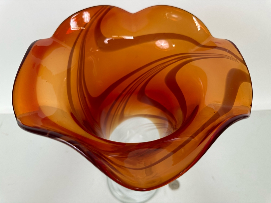 Art Glass Vase 13H [Photo 9]