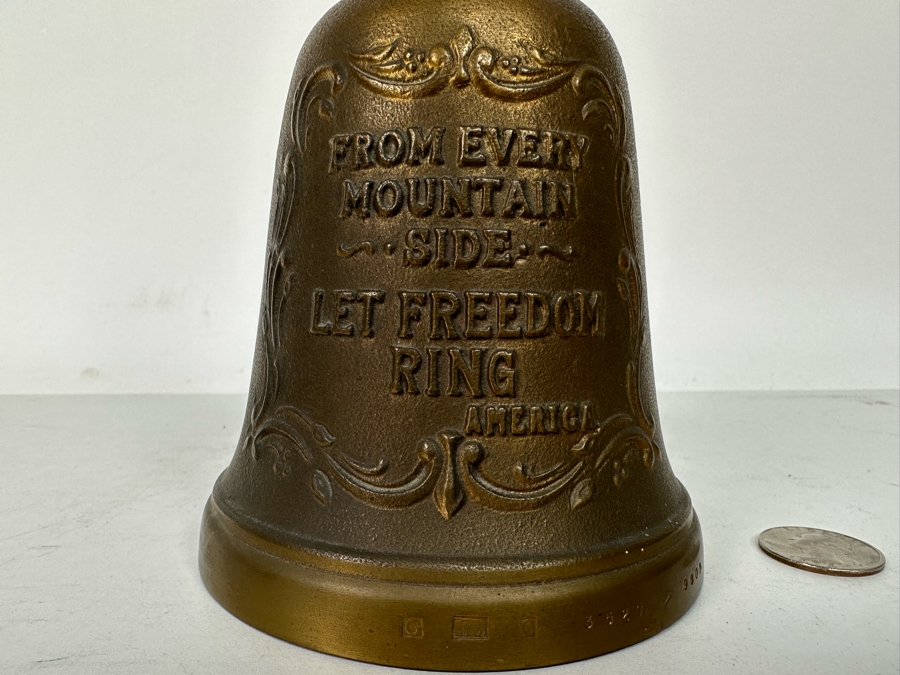 Vintage 1976 Gorham Cast Bronze Freedom Bell Limited Edition American Bicentennial 10H [Photo 6]