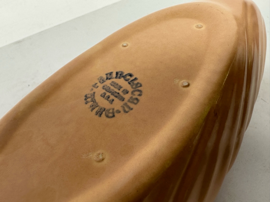 Vintage Franciscan Ware Pottery Bowl 9.5L And Pair Of Mid-Century Pottery Candle Holders [Photo 8]