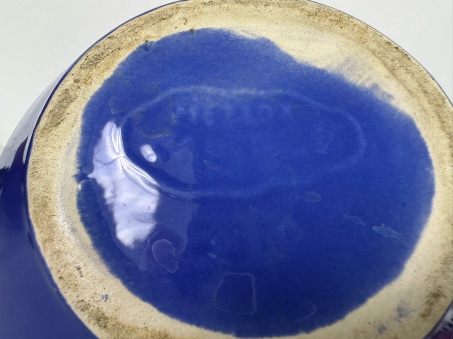 Pair Of Vintage Metlox Pottery Pitchers Carafes With Wooden Handles 7H [Photo 12]