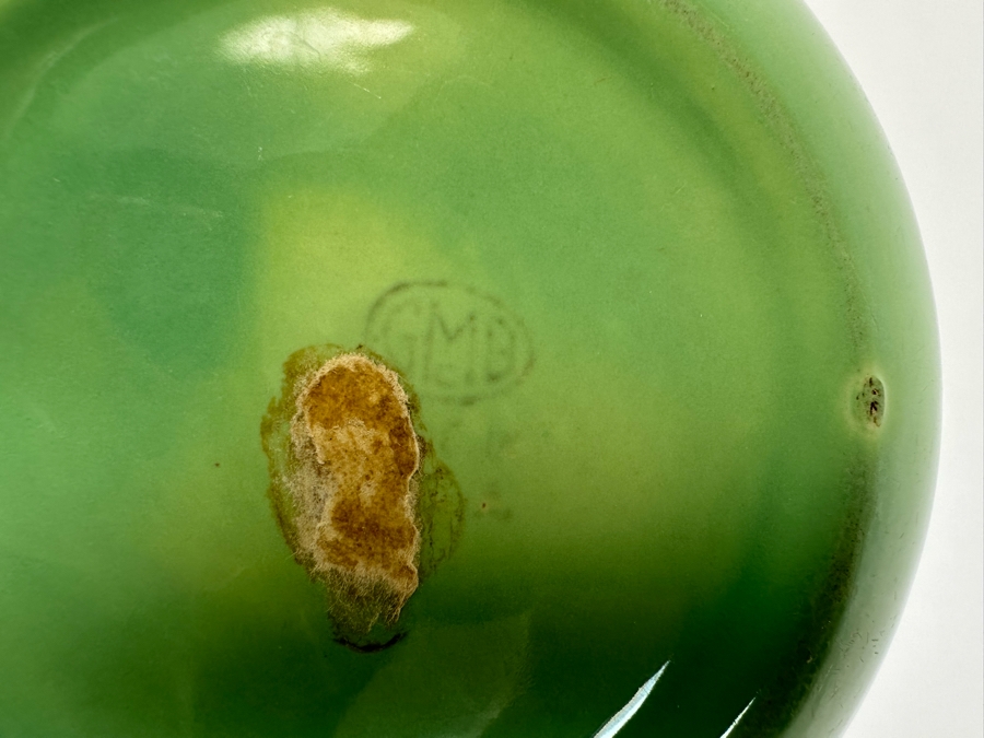 Vintage Mid-Century Modern Jade Green Ball Pitcher GMB Gladding McBean California Pottery 6H [Photo 9]