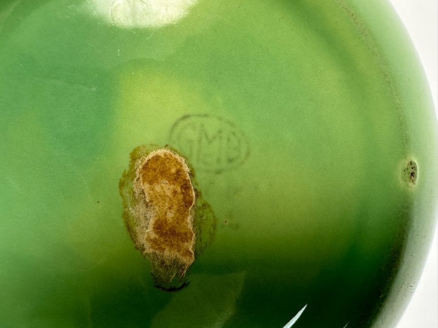 Vintage Mid-Century Modern Jade Green Ball Pitcher GMB Gladding McBean California Pottery 6H [Photo 8]