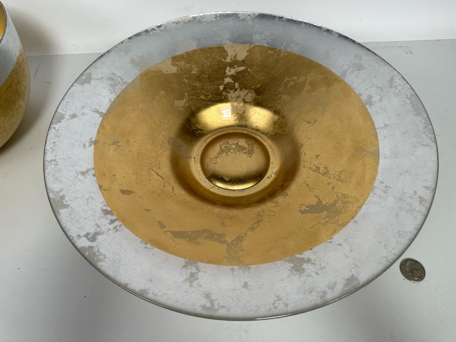 CIVE Italian Glass Bowl 10W And Plate 15.5W [Photo 7]