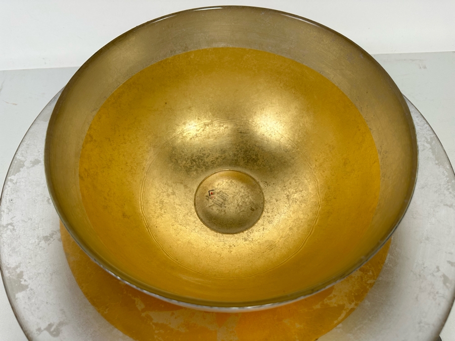 CIVE Italian Glass Bowl 10W And Plate 15.5W [Photo 5]