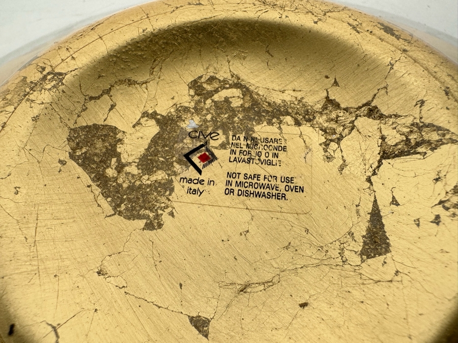 CIVE Italian Glass Bowl 10W And Plate 15.5W [Photo 8]