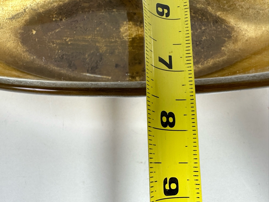 CIVE Italian Glass Centerpiece Oval Bowl 18.5W X 7.5D X 3.5H [Photo 8]