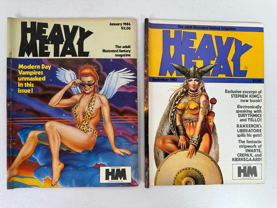 30 Vintage Heavy Metal Adult Illustrated Fantasy Magazines [Photo 16]