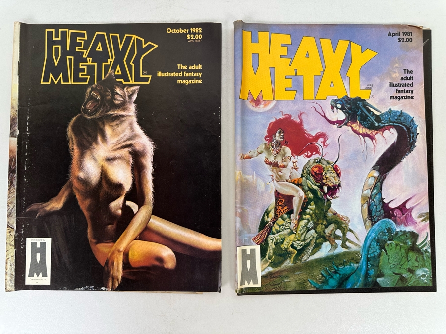 30 Vintage Heavy Metal Adult Illustrated Fantasy Magazines [Photo 20]