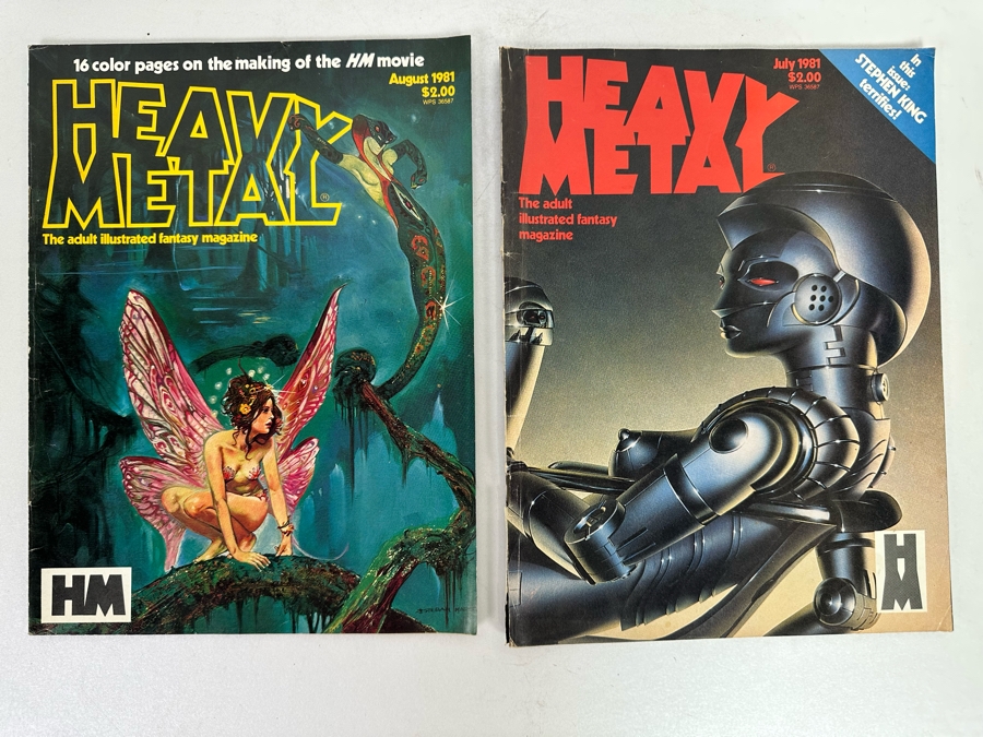 30 Vintage Heavy Metal Adult Illustrated Fantasy Magazines [Photo 8]