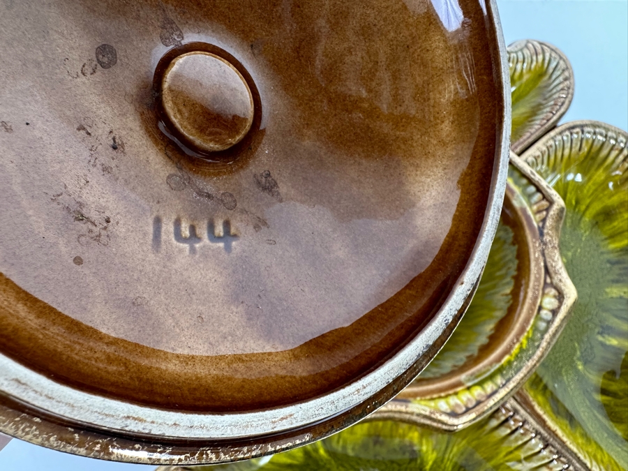 Vintage Mid-Century California Original Pottery Chip & Dip Bowl Set #144 6 Pieces 15W X 4H [Photo 13]