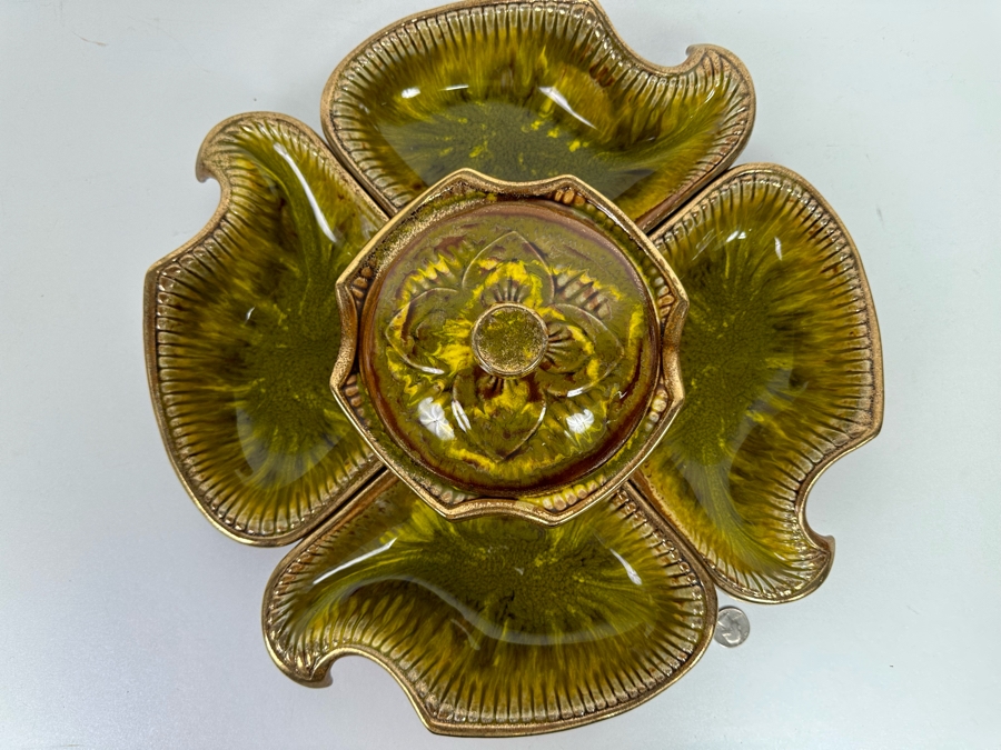 Vintage Mid-Century California Original Pottery Chip & Dip Bowl Set #144 6 Pieces 15W X 4H [Photo 10]