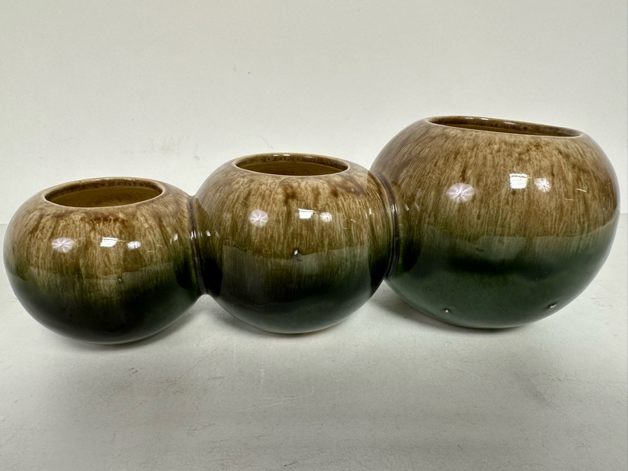 Three Mid-Century Pottery Pieces: Monterey Pottery Starfish Sculpture 8.5W, Hull Pottery Three Section Ball Planter 9.5W And Small Frankoma Pottery Vessel 5H [Photo 13]