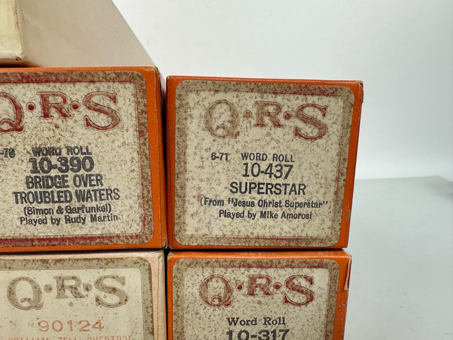 Eleven QRS Word Player Piano Rolls: Walt Disney's It's A Small World, The Beatles Let It Be, Simon & Garfunkel The Sound Of Silence And Bridge Over Troubled Waters [Photo 9]