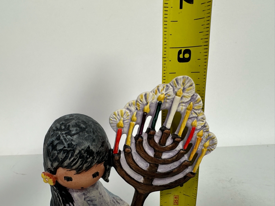 Pair Of Vintage Ted De Grazia Hand Painted Resin Pendants And Vintage 1985 De Grazia Goebel Figurine 5.5H [Photo 23]