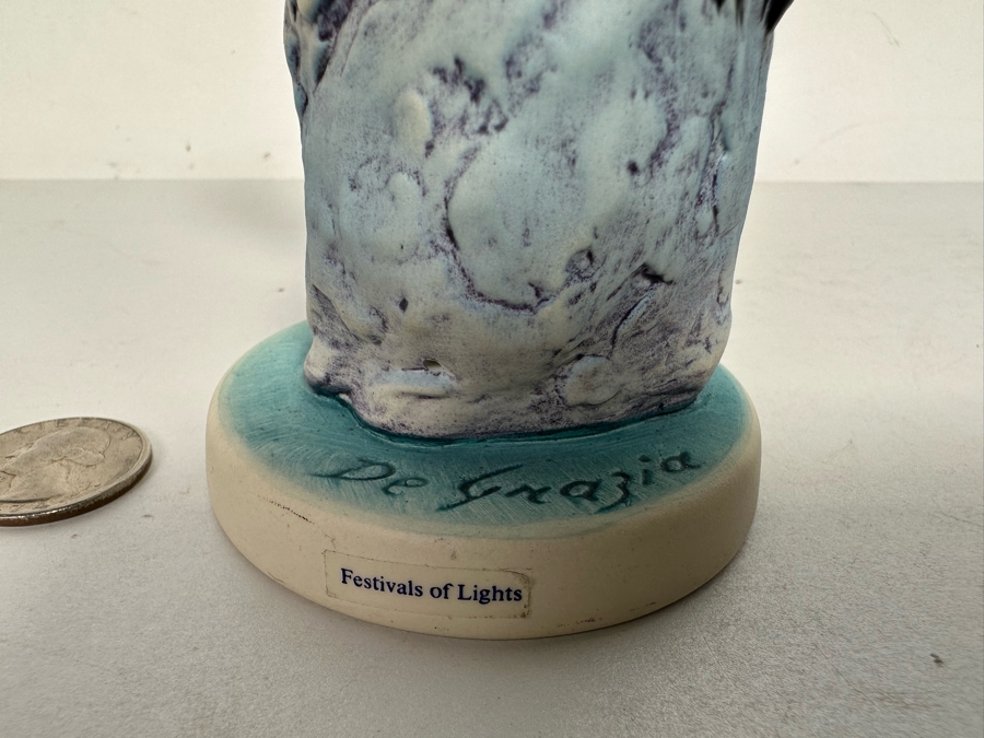 Pair Of Vintage Ted De Grazia Hand Painted Resin Pendants And Vintage 1985 De Grazia Goebel Figurine 5.5H [Photo 21]