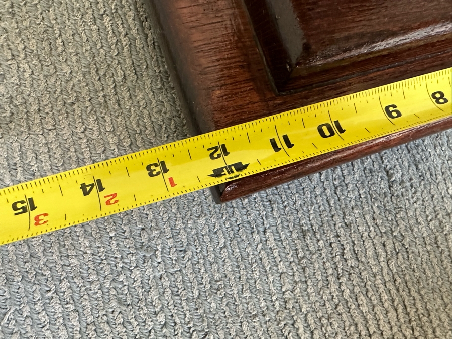 Vintage Wooden Oak Stand 12W X 12D X 34H [Photo 10]