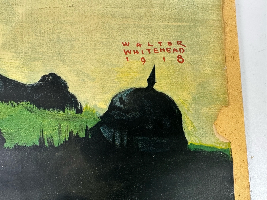 Original 'Come On!' World War I WWI Home Front Bonds Poster By Walter Whitehead (1917/1918) Buy More Liberty Bonds The Strobridge Litho Co See Photos For Damage 19.5 X 29 [Photo 25]