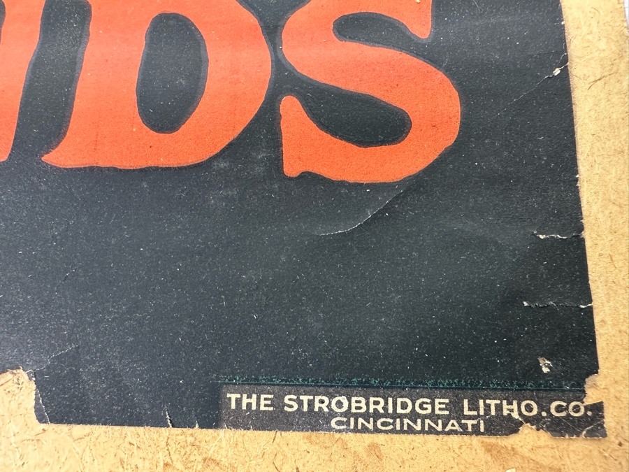 Original 'Come On!' World War I WWI Home Front Bonds Poster By Walter Whitehead (1917/1918) Buy More Liberty Bonds The Strobridge Litho Co See Photos For Damage 19.5 X 29 [Photo 23]