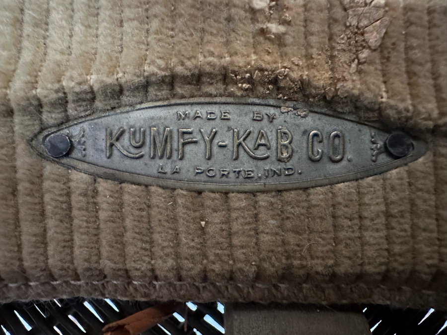 Vintage Kumfy-Kab Co Wicker Doll Carriage Buggy Made In La Porte, Indiana 44W X 17D X 29H  [Photo 18]