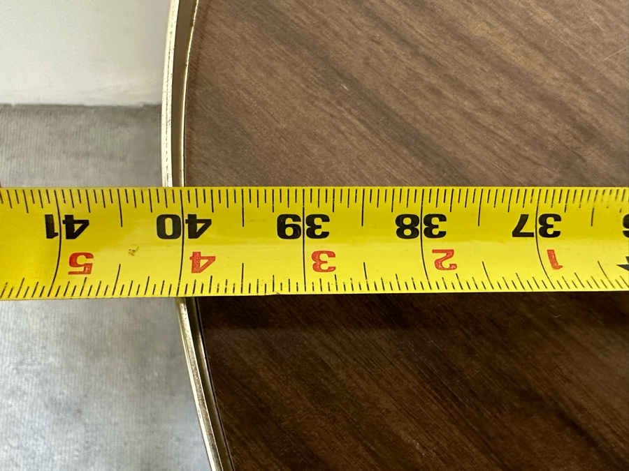 Vintage Retro Portable Round Barrel Bar With Casters Unfolds Into Bar With Shelving For Storage 40W X 20D - See Photos [Photo 16]