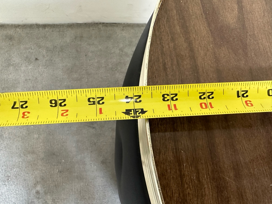 Vintage Retro Portable Round Barrel Bar With Casters Unfolds Into Bar With Shelving For Storage 40W X 20D - See Photos [Photo 18]