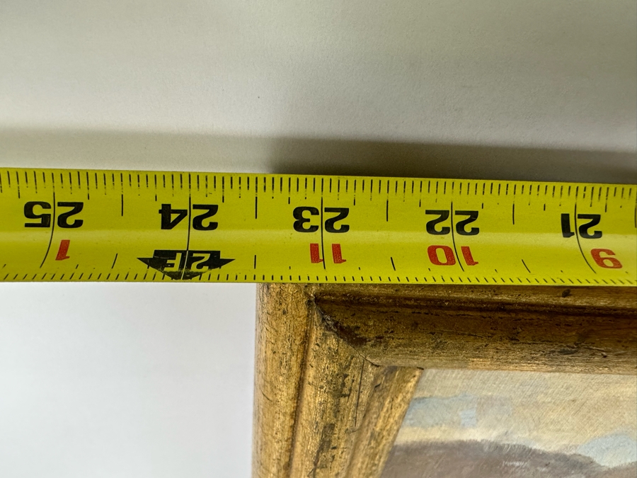 Arthur Nielsen (1883-1946, Denmark) Original Landscape Painting On Canvas Against Board 20 X 15 Framed 23 X 19 Signed 1927 Titled On Verso [Photo 18]