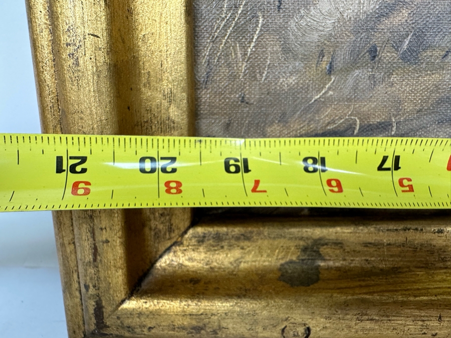 Arthur Nielsen (1883-1946, Denmark) Original Landscape Painting On Canvas Against Board 20 X 15 Framed 23 X 19 Signed 1927 Titled On Verso [Photo 16]