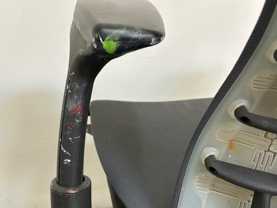 Embody Chair By Herman Miller Ergonomic Chair Used Personally By The Artist Bonnie Lee Roth (See Photos For Paint Splatter) Retails $2,000 [Photo 14]