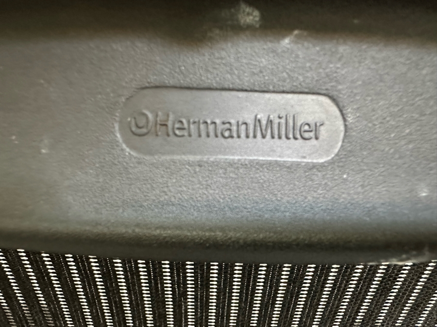 Aeron Chair By Herman Miller Ergonomic Chair Used Personally By The Artist Bonnie Lee Roth (See Photos For Paint Splatter) Retails $1,275 [Photo 11]