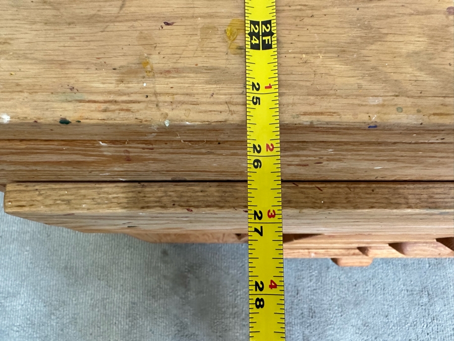 BEST Watercolor Artist Station Solid Wood With Casters Used Personally By The Artist Bonnie Lee Roth 42W (Closed) X 27D X 33H Retails $2,750 [Photo 21]