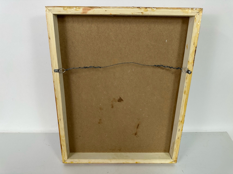 Bonnie Lee Roth (B. 1942, Southern California) Incredible Original Mixed-Media 3D Sculpture Mounted On Painted Board 16W X 20H X 5D [Photo 17]