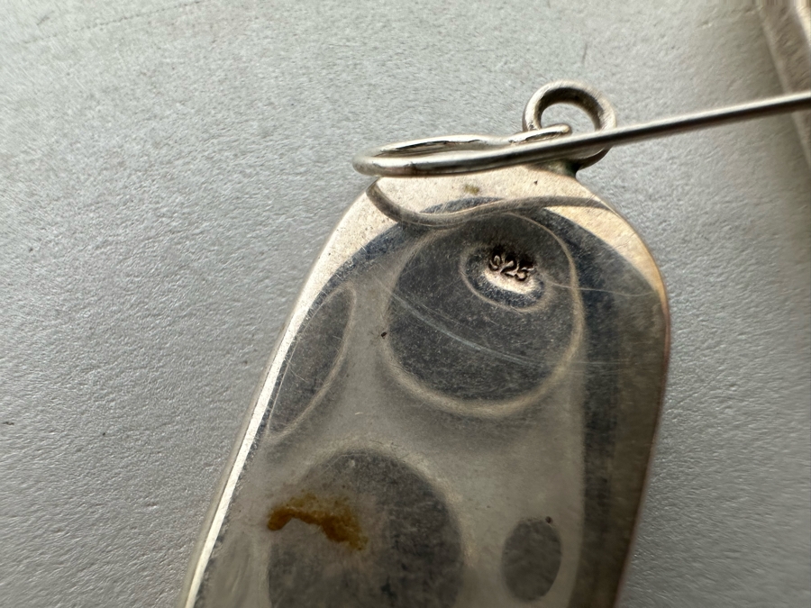 Sterling Silver Pearl Earrings And Sterling Silver Shell Earrings 10.8g [Photo 7]