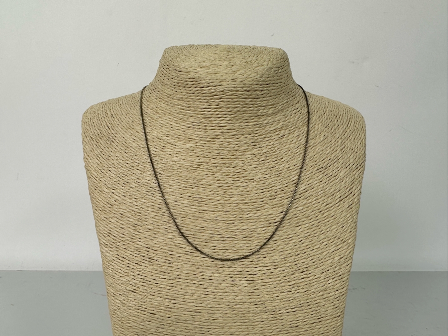 18' Sterling Silver Necklace, 16' Sterling Silver Necklace And 7.5' Sterling Silver Bracelet 8.5g [Photo 6]