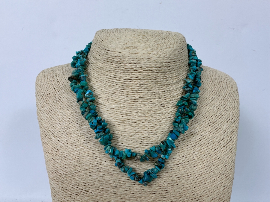 32' Turquoise Bead Necklace [Photo 3]