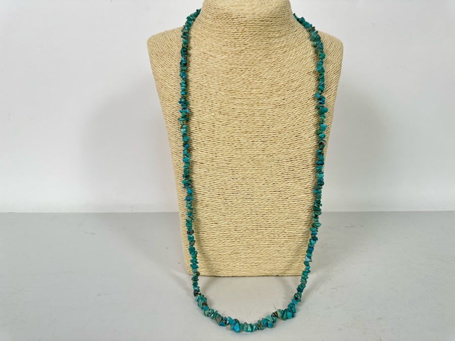 32' Turquoise Bead Necklace [Photo 2]