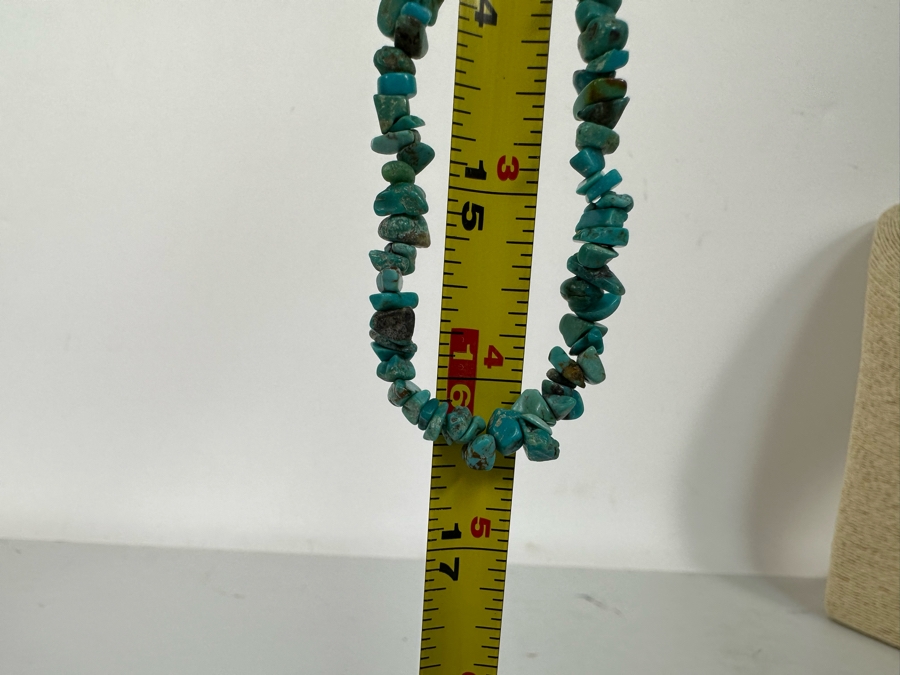 32' Turquoise Bead Necklace [Photo 6]