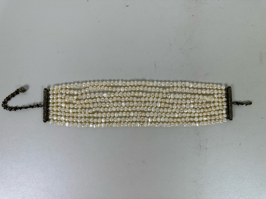 Mulit-Strand Pearl Necklace 18L [Photo 12]