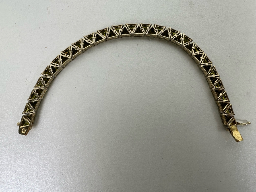 Sterling Silver 8'L Bracelet 24.2g [Photo 8]