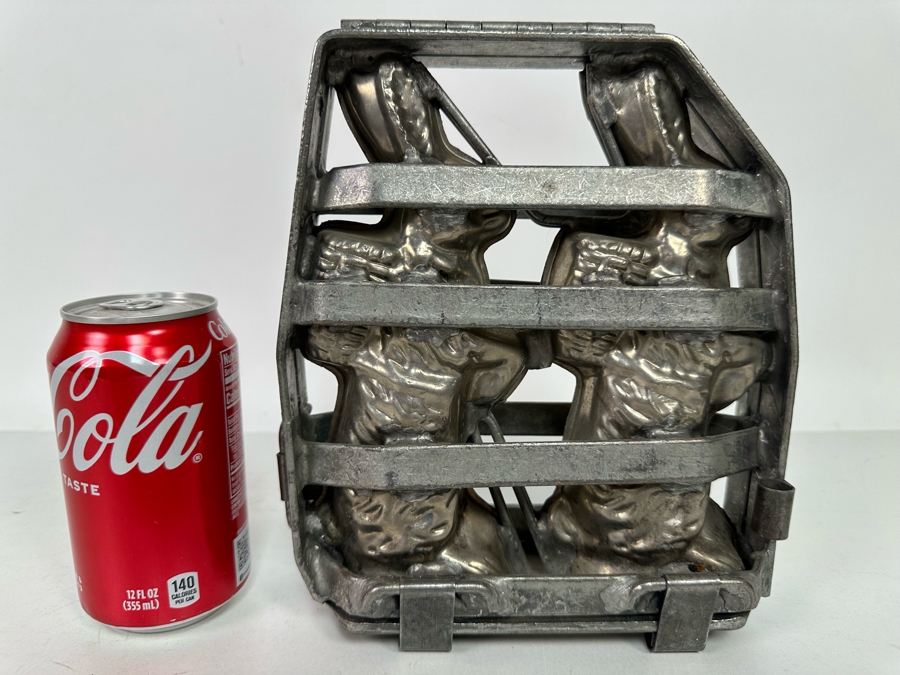 Vintage Easter Bunny Chocolate Mold Commercial Grade Makes Pair Of Easter Bunnies 8W X 9H [Photo 2]